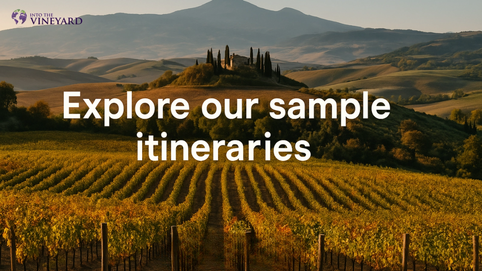 Explore our Sample Wine Travel Itineraries